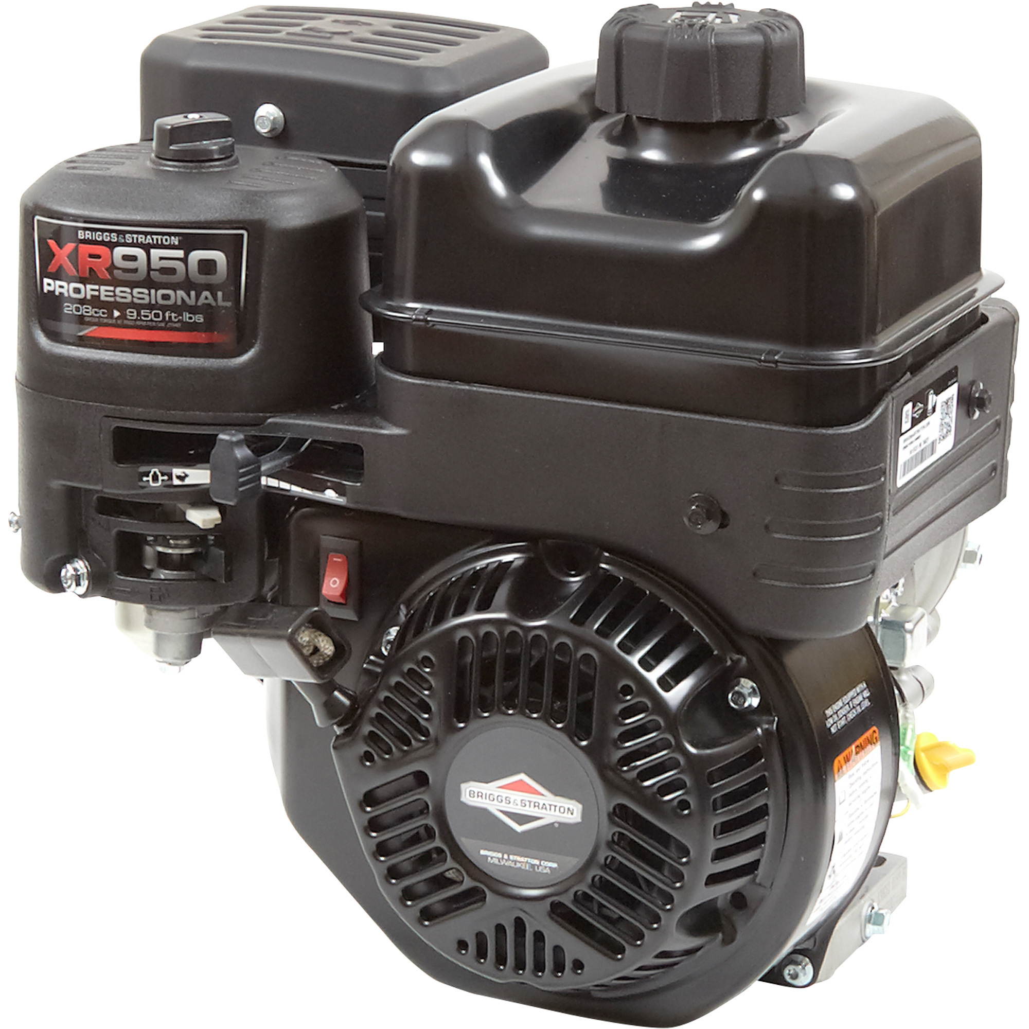 Briggs & Stratton 950 Series Horizontal OHV Engine with 6:1 Gear Reduction, 208cc, 3/4in.dia. x 2in.L Shaft, Model# 130G52-0182-F1